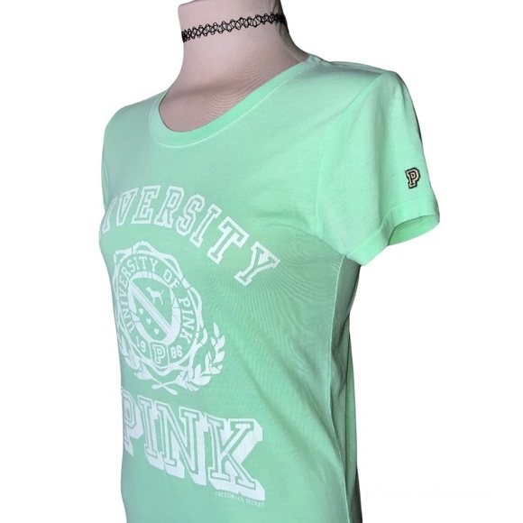 PINK University of Pink tee pistachio green L - Picture 2 of 7